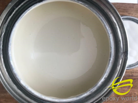 Professional Off White  GELCOAT by EPOXY WORLD, no wax, 16-128 oz w/ MEKP