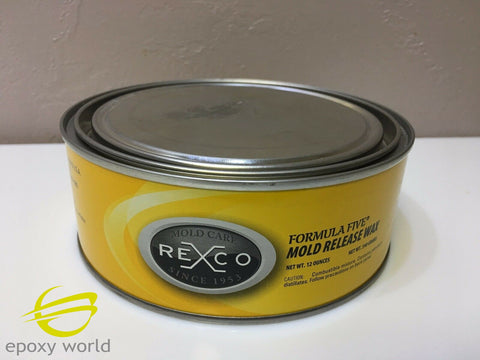 Rexco Formula Five Mold Release Wax 12 oz.